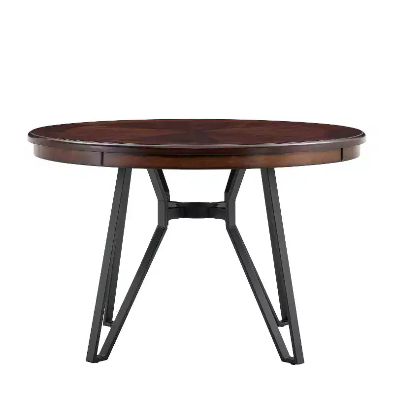 Christopher Knight Home Wedy 46.85 Round Top 4 Seats Dining Table with Hairpin Leg