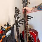Support pour 5 guitares | Noir