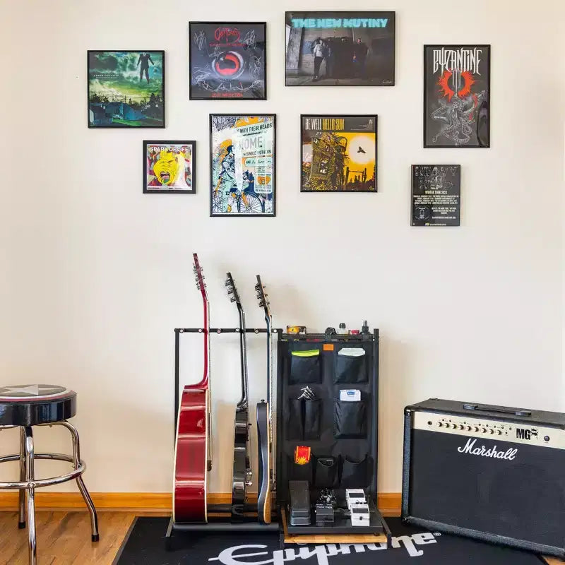 5-Slot Guitar Rack | Black