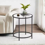 Side Table End Tables Living Room End Tables Living Room Side Table Glass Table Glass Side Table Small Round Side Table
