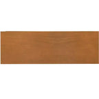 Meuble de rangement de style transitionnel en bois massif, 36 po de largeur, pour entrée, brun doré clair