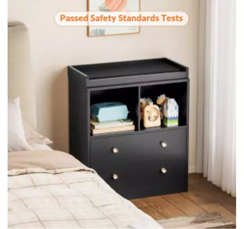 Baby Changing Table with Storage Shelves