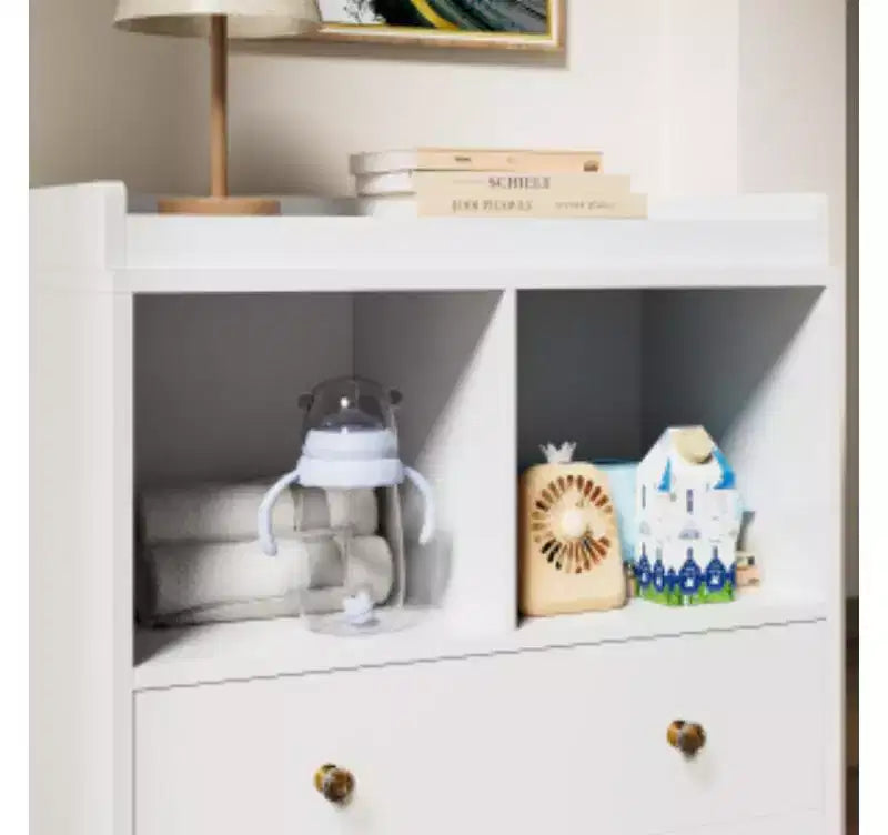 Baby Changing Table with Storage Shelves