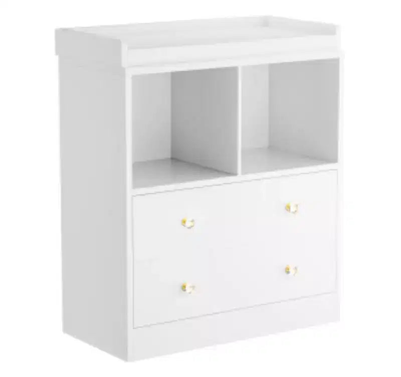 Baby Changing Table with Storage Shelves