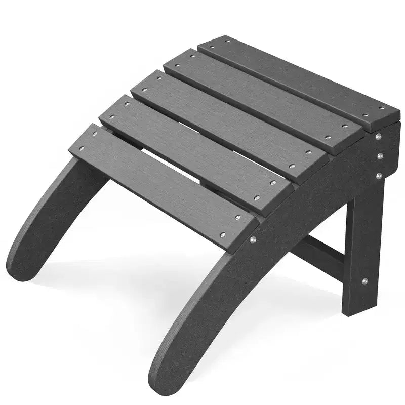 Dark Gray Outdoor Foot Rest Stool