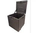 Plastic 28 Gallon Blow Molded Storage Bin,