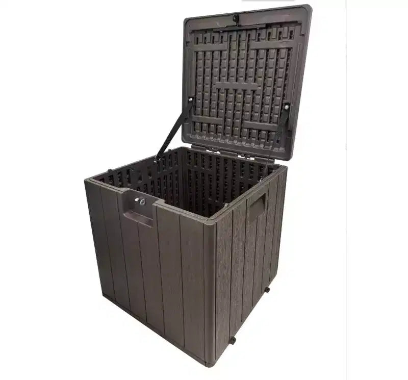 Plastic 28 Gallon Blow Molded Storage Bin,