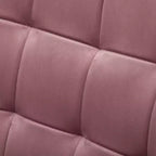 Fauteuil d'appoint capitonné moderne avec ottoman, fauteuil à dossier haut rembourré pour salon ou chambre à coucher