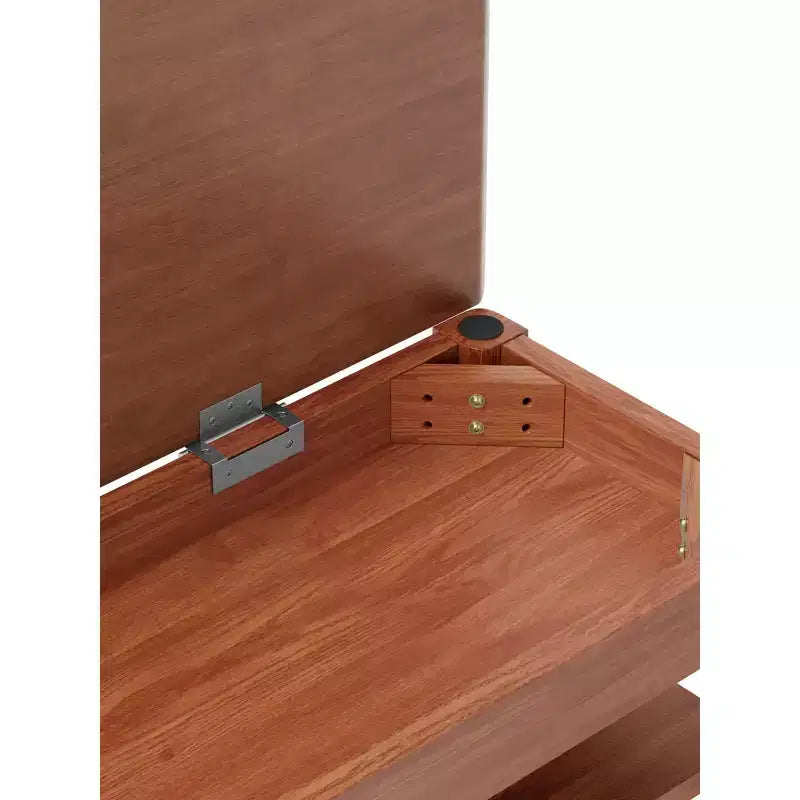 550lb Load-Bearing Solid Wood Shoe Bench with Storage – Heavy-Duty Entryway Shoe Rack