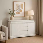 Table de chevet à 5 tiroirs, commode de style ferme avec port de chargement USB, table d'appoint moderne pour chambre à coucher