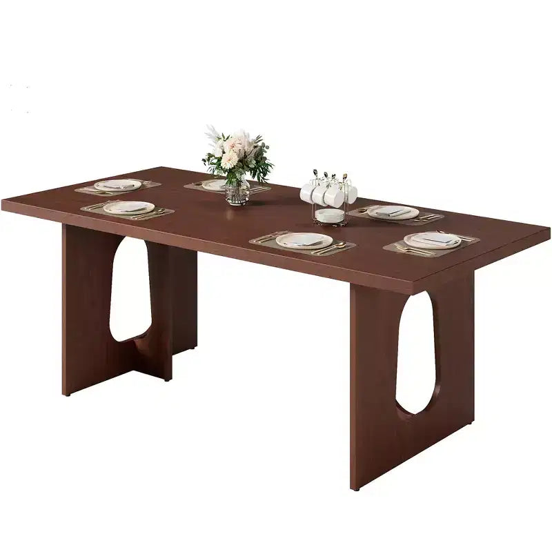 Long Dining Table for 6-10 People - Modern Rectangular Kitchen & Conference Table