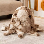 Pouf et pouf géant en peluche Huggy la pieuvre pour enfants