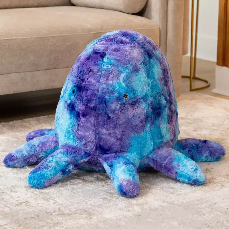 Huggy the Octopus Sea Buddy Large Kids Stuffed Animal Bean Bag and Pouf