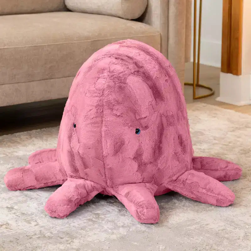 Huggy the Octopus Sea Buddy Large Kids Stuffed Animal Bean Bag and Pouf