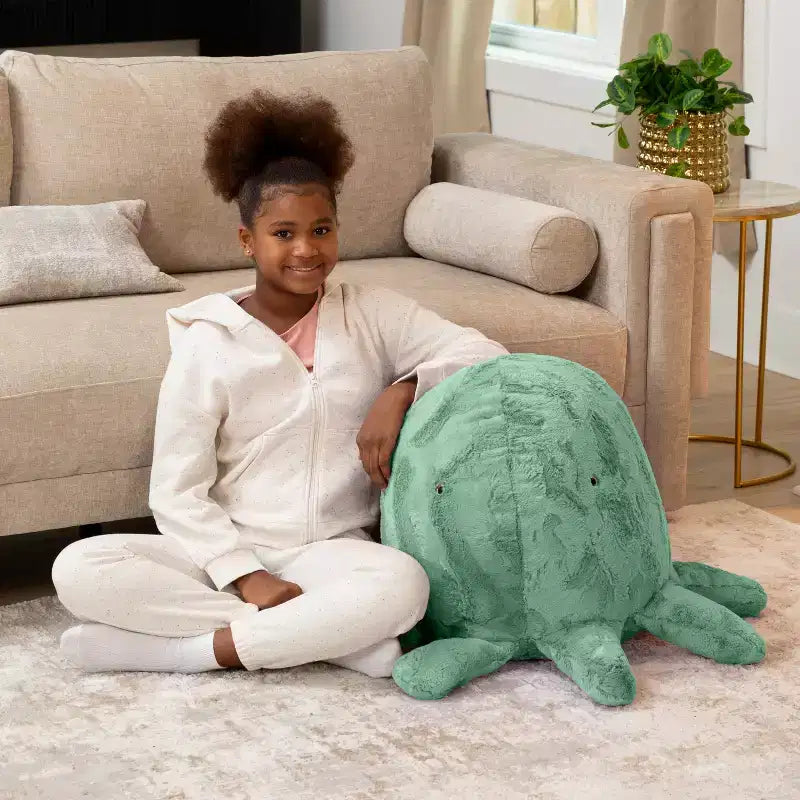 Huggy the Octopus Sea Buddy Large Kids Stuffed Animal Bean Bag and Pouf