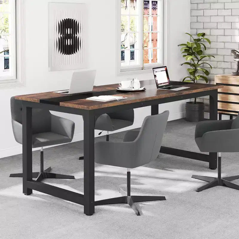70.86" Rectangular Computer Desk