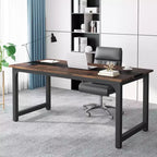Bureau d'ordinateur rectangulaire de 70,86 po